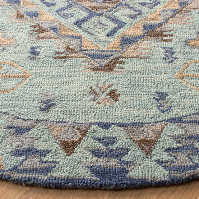 Safavieh Aspen 5'-0" x 5'-0" Rug in Blue / Beige