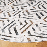 Safavieh Alenia 100 6'-7" x 6'-7" Rug in Ivory / Grey
