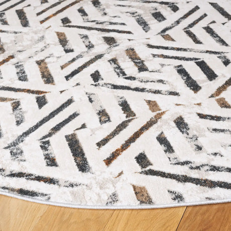 Safavieh Alenia 100 6'-7" x 6'-7" Rug in Ivory / Grey