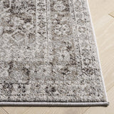Safavieh Vintage Tabriz 4'-0" x 6'-0" Rug in Grey / Charcoal