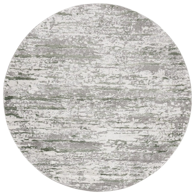 Safavieh Century 300 6'-7" x 6'-7" Rug in Grey / Dark Green