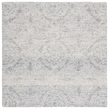 Safavieh Metro 6'-0" x 6'-0" Rug in Light Grey / Ivory