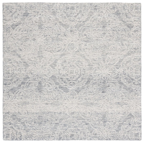 Safavieh Metro 6'-0" x 6'-0" Rug in Light Grey / Ivory