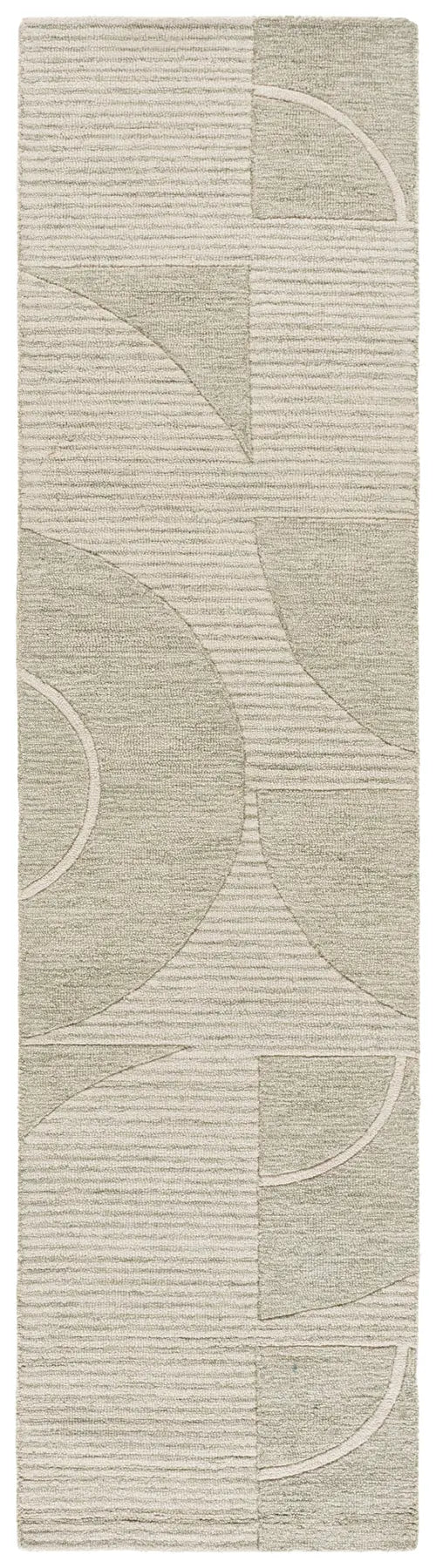 Safavieh Metro 2'-3" x 9'-0" Rug in Sage / Ivory
