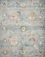 Loloi Margot Mat-06 Denim/Multi Rug - main flat