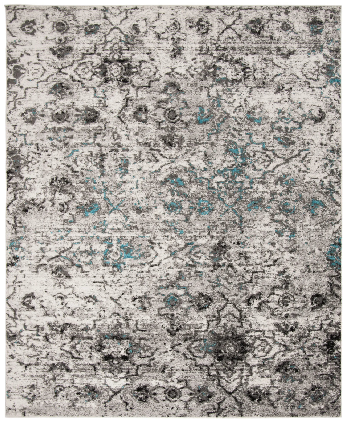 Safavieh Adirondack 10'-0" x 14'-0" Rug in Grey / Black