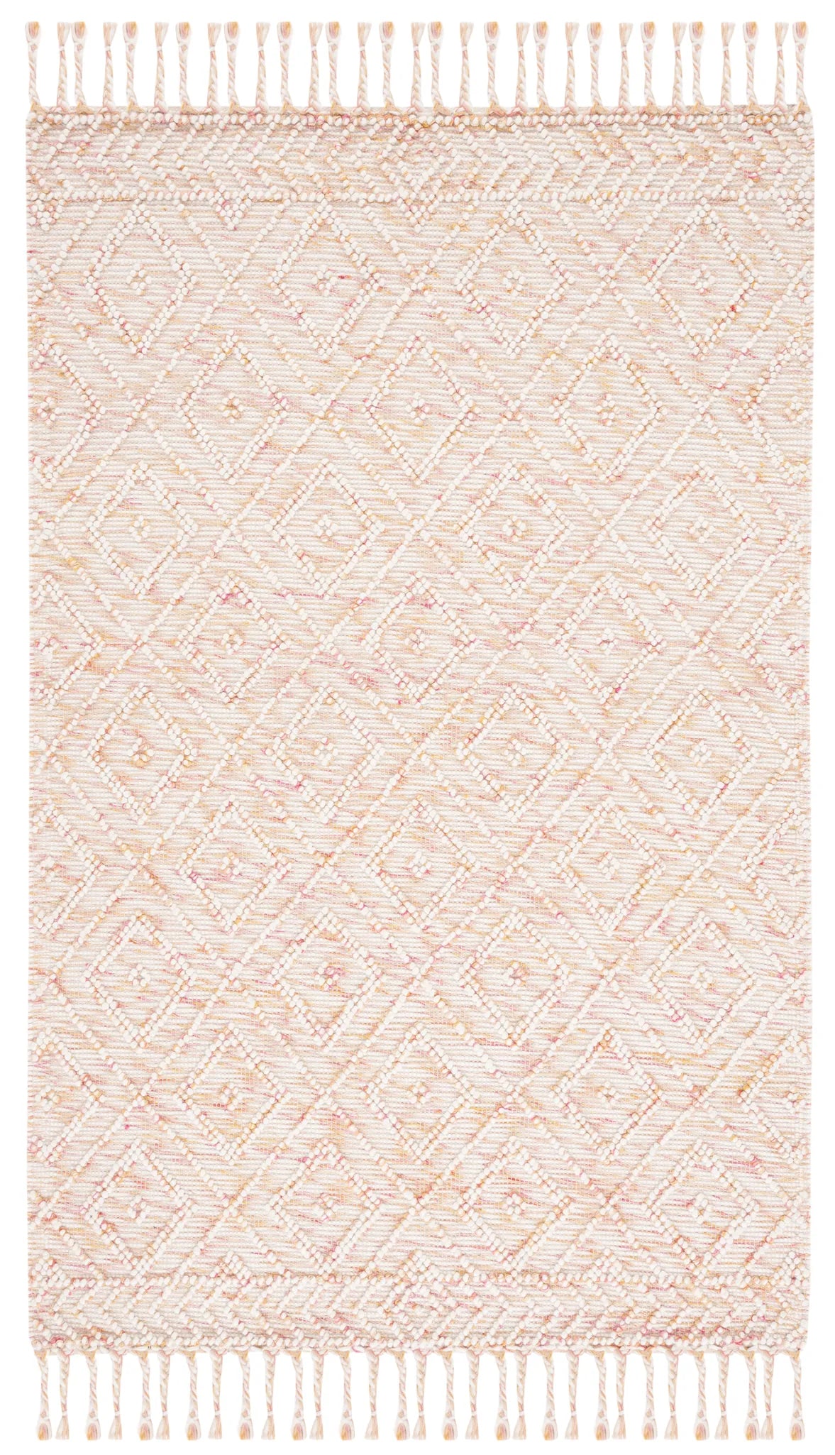 Safavieh Natura 4'-0" x 6'-0" Rug in Ivory / Red