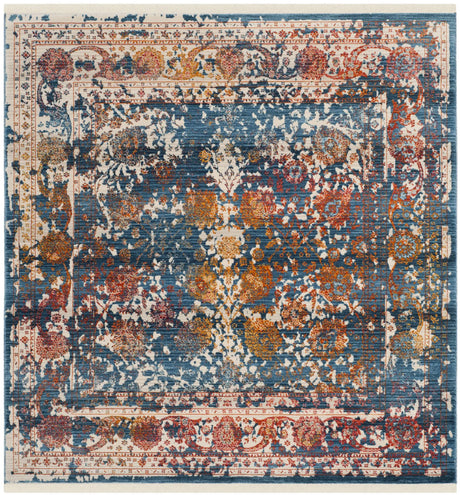 Safavieh Vintage Persian 5'-0" x 5'-0" Rug in Turquoise / Multi