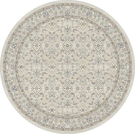 Dynamic Rugs Ancient Garden 57276 Cream/Beige Rug - Round