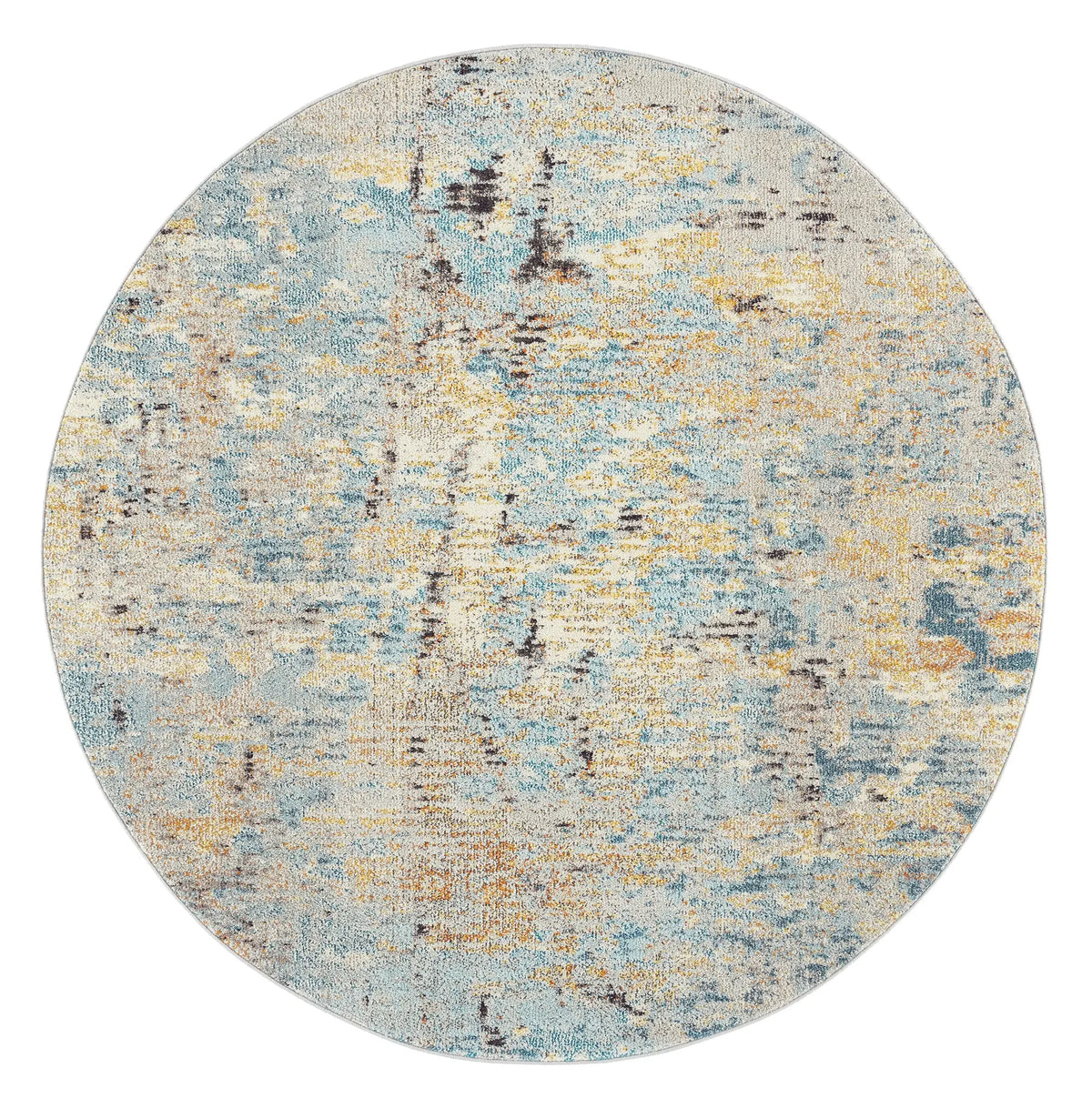 Safavieh Madison 6'-7" x 6'-7" Rug in Grey / Blue