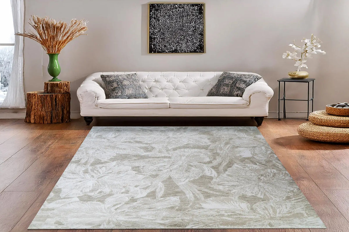 Dynamic Rugs Canyon 15474 Power Loomed Modern Beige/Light Beige Rug - Room