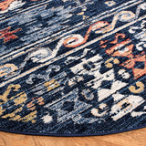 Safavieh Charleston 6'-7" x 6'-7" Rug in Navy / Ivory