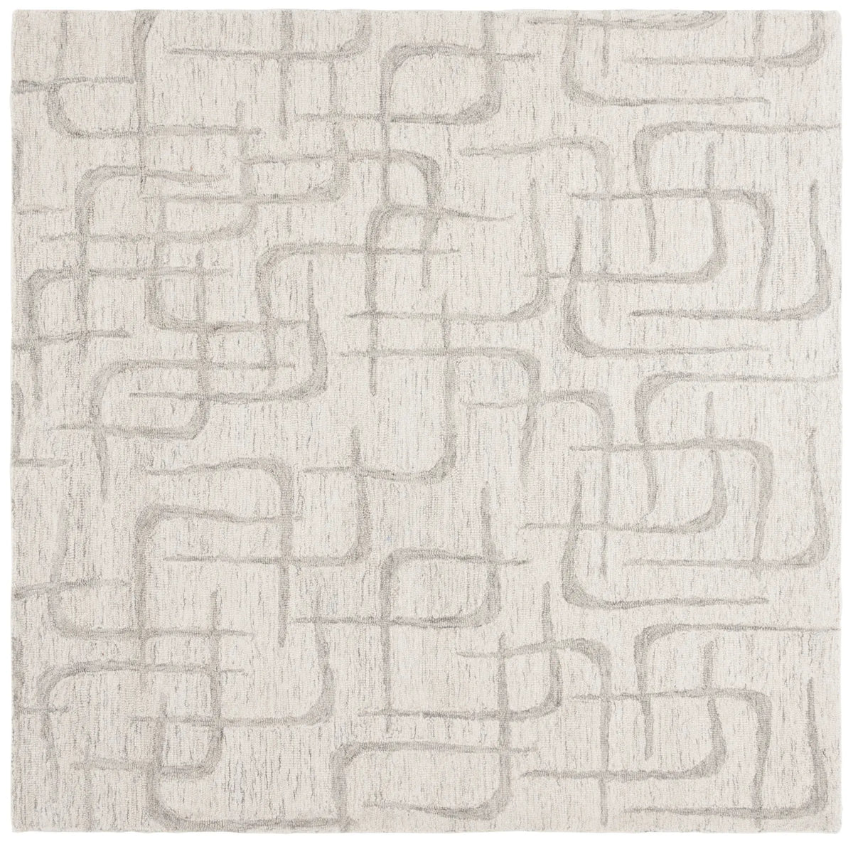 Safavieh Ebony 6'-0" x 6'-0" Rug in Beige / Light Grey