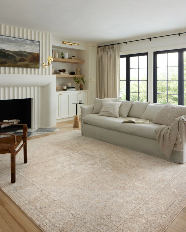 Loloi Odette Odt-05 Beige/Silver Rug - room scene 1