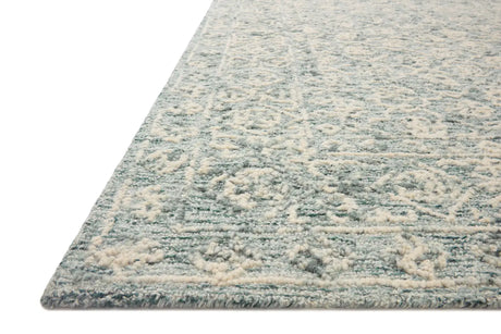 Loloi Cecelia Cec-01 Ocean/Ivory Rug - rug corner