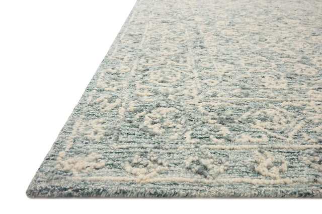 Loloi Cecelia Cec-01 Ocean/Ivory Rug - rug corner