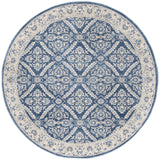 Safavieh Brentwood 5'-0" x 5'-0" Rug in Navy / Creme