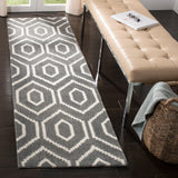 Safavieh Himalaya 2'-3" x 10'-0" Rug in Dark Grey / Ivory