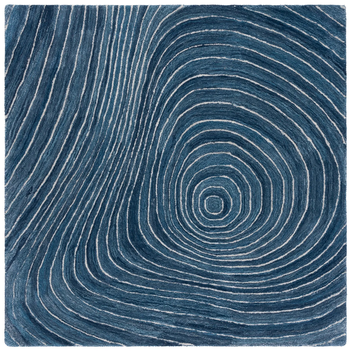 Safavieh Abstract 6'-0" x 6'-0" Rug in Blue / Ivory