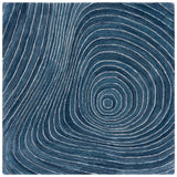 Safavieh Abstract 6'-0" x 6'-0" Rug in Blue / Ivory