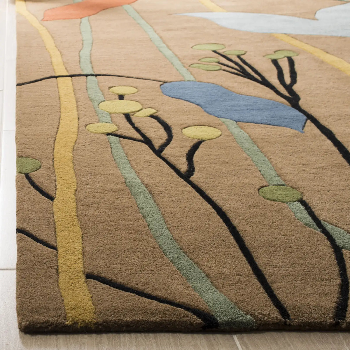 Safavieh Soho 3'-6" x 5'-6" Rug in Brown / Multi