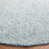 Safavieh Abstract 6'-0" x 6'-0" Rug in Blue / Ivory