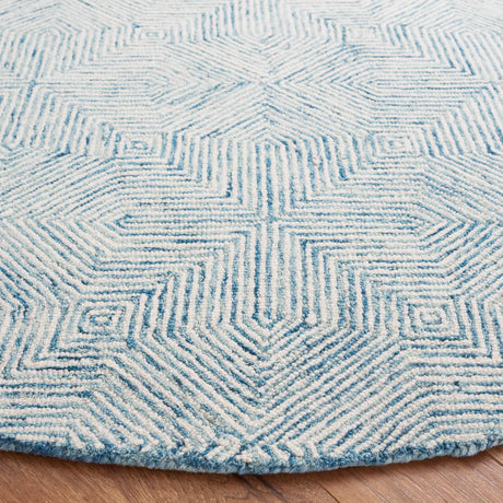 Safavieh Abstract 6'-0" x 6'-0" Rug in Blue / Ivory
