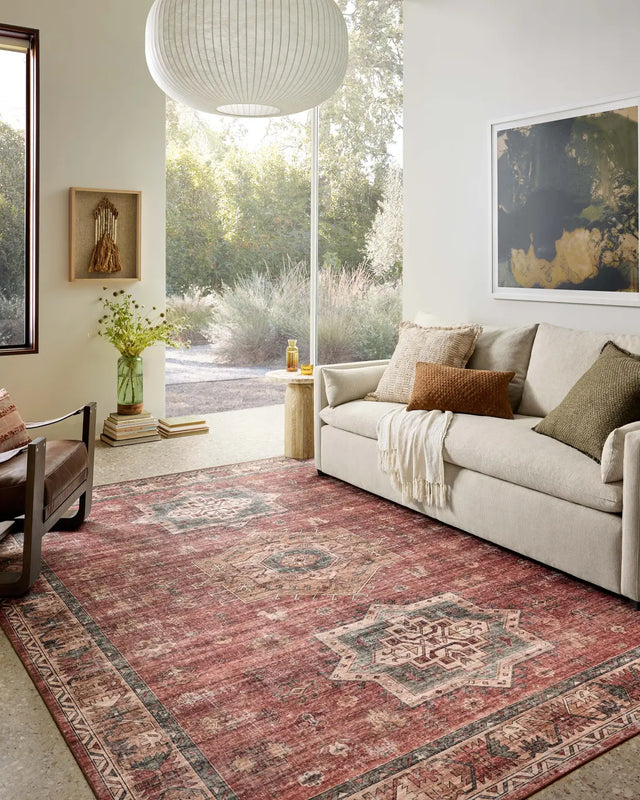 Loloi Anniston ANS-04 Spice / Multi Rug - room scene 3
