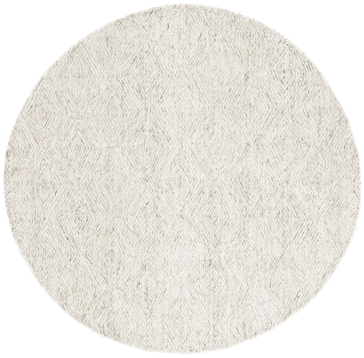 Safavieh Ebony 6'-0" x 6'-0" Rug in Light Green / Ivory