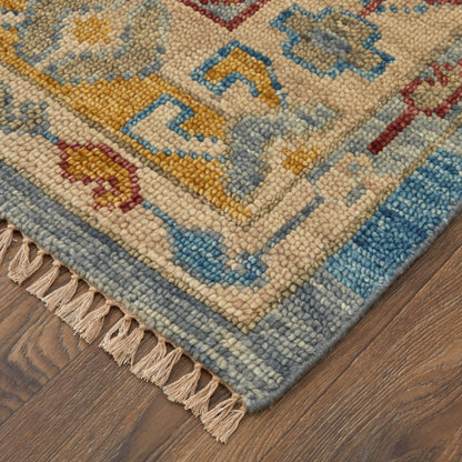 Feizy Fillmore Fil6944F Blue/Yellow/Red Area Rug