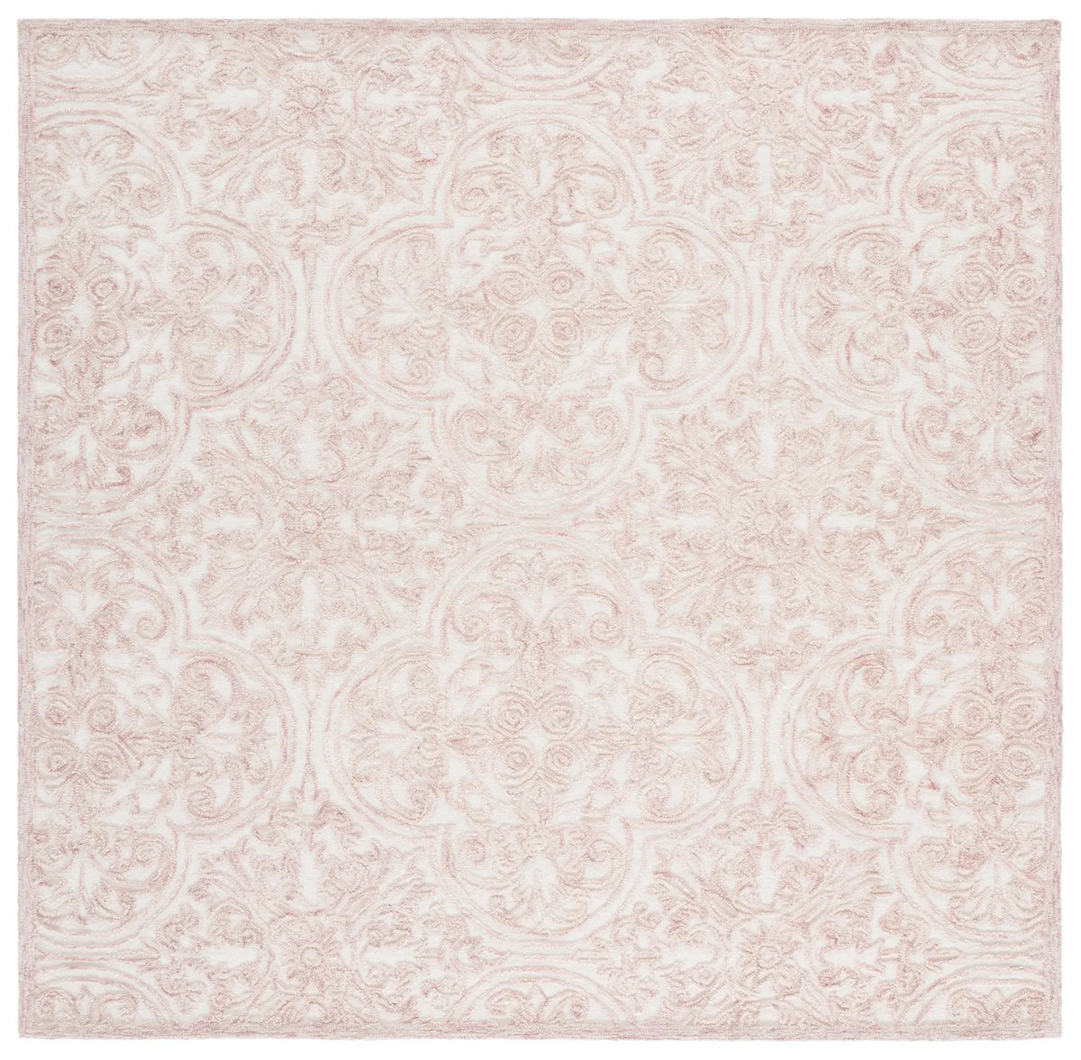 Safavieh Martha Stewart 6'-0" x 6'-0" Rug in Ivory / Pink