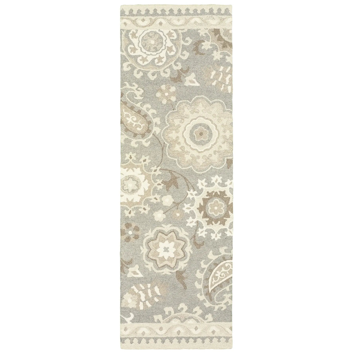 Oriental Weavers Sphinx Craft 93003 Grey / Sand Rugs - runner