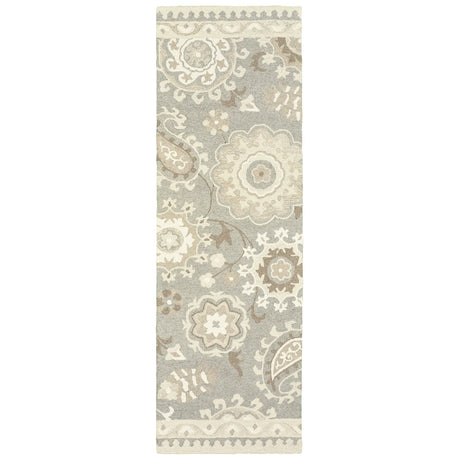 Oriental Weavers Sphinx Craft 93003 Grey / Sand Rugs - runner