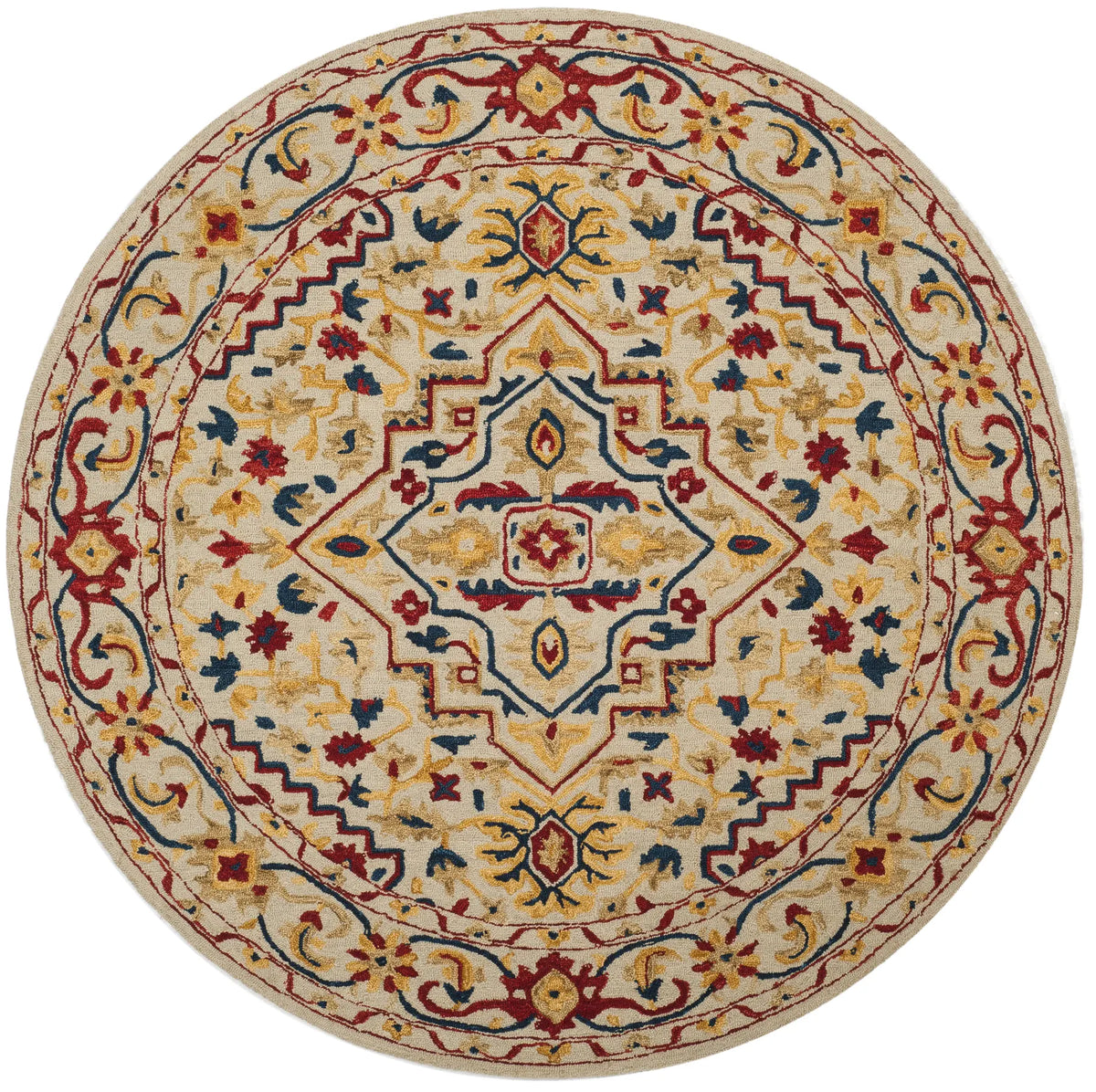 Safavieh Aspen 7'-0" x 7'-0" Rug in Ivory / Multi