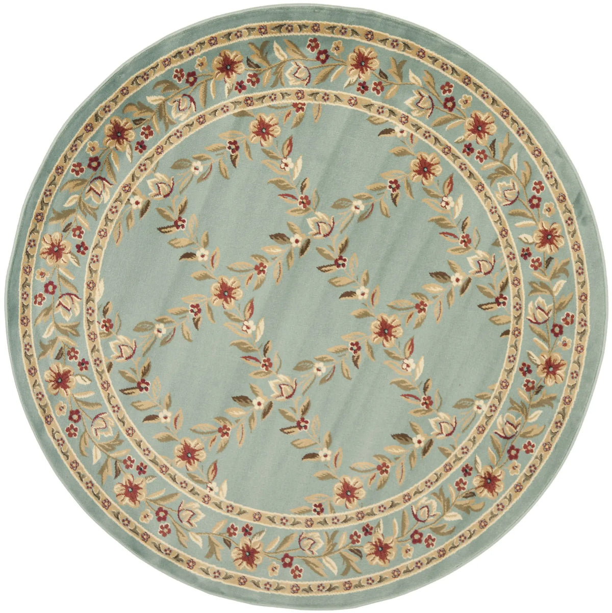 Safavieh Lyndhurst 5'-3" x 5'-3" Rug in Blue / Blue