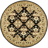 Safavieh Heritage 6'-0" x 6'-0" Rug in Black / Ivory