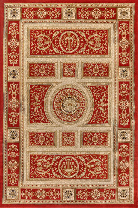Dynamic Rugs Legacy 58021 Red Rugs - Rectangular