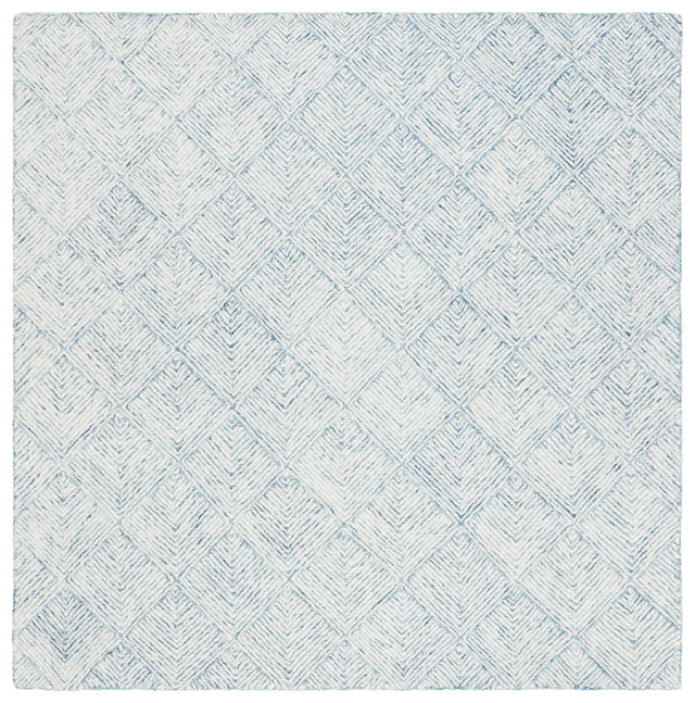 Safavieh Abstract 6'-0" x 6'-0" Rug in Blue / Ivory