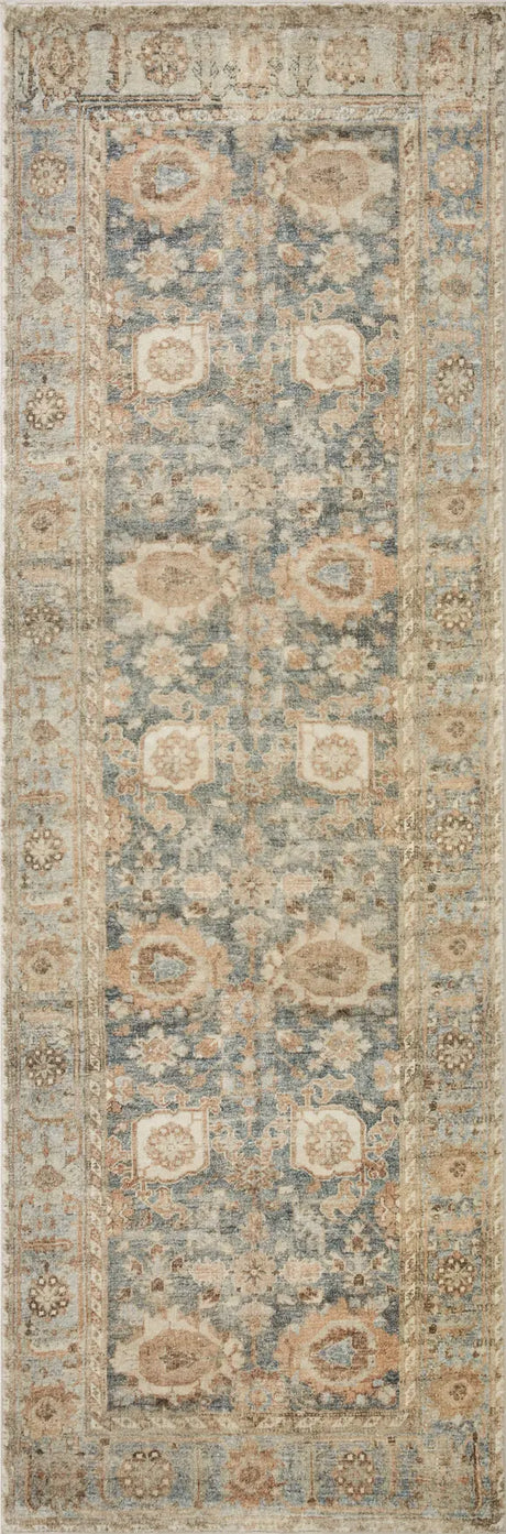 Loloi Margot Mat-03 Ocean/Spice Rugs - runner flat