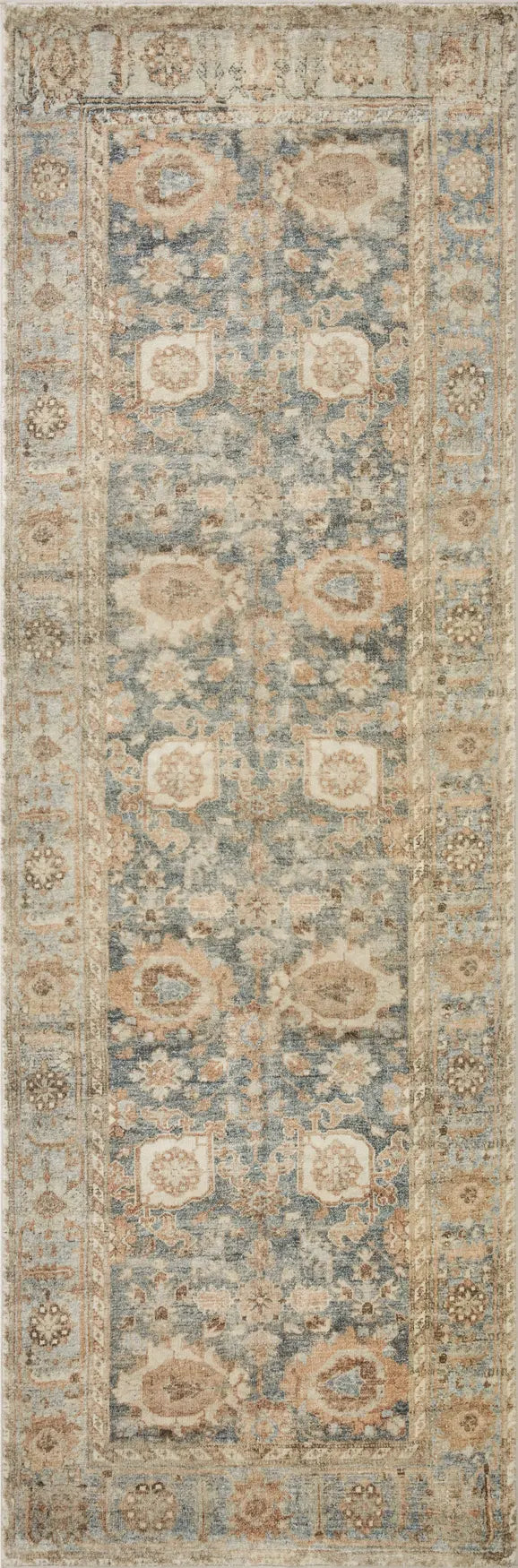 Loloi Margot Mat-03 Ocean/Spice Rugs - runner flat