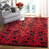 Safavieh Soho 3'-6" x 5'-6" Rug in Black / Red