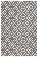 Safavieh Pyramid 4'-5" x 6'-5" Rug in Charcoal / Ivory