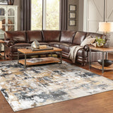 Oriental Weavers Sphinx Bowen 4928X-Bo Grey / Gold Rugs - room scene