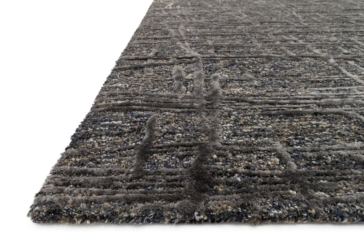Loloi Juneau Jy-05 Charcoal / Charcoal Rugs - rug corner