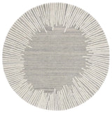 Safavieh Fifth Avenue 5'-0" x 5'-0" Rug in Grey / Ivory