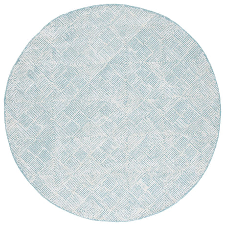 Safavieh Glamour 6'-0" x 6'-0" Rug in Ivory / Turquoise