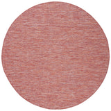 Safavieh Courtyard 6'-7" x 6'-7" Rug in Red / Red