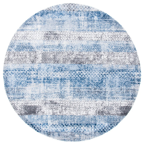 Safavieh Amelia 700 6'-7" x 6'-7" Rug in Navy / Grey