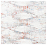 Safavieh Amelia 6'-7" x 6'-7" Rug in Ivory / Rust