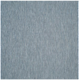 Safavieh Courtyard 6'-7" x 6'-7" Rug in Navy / Grey